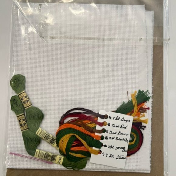 Imaginating Inc. Let's Eat Veggies #2869 K Cross Stitch Kit Sampler 2013 NEW Fun - Picture 6 of 6